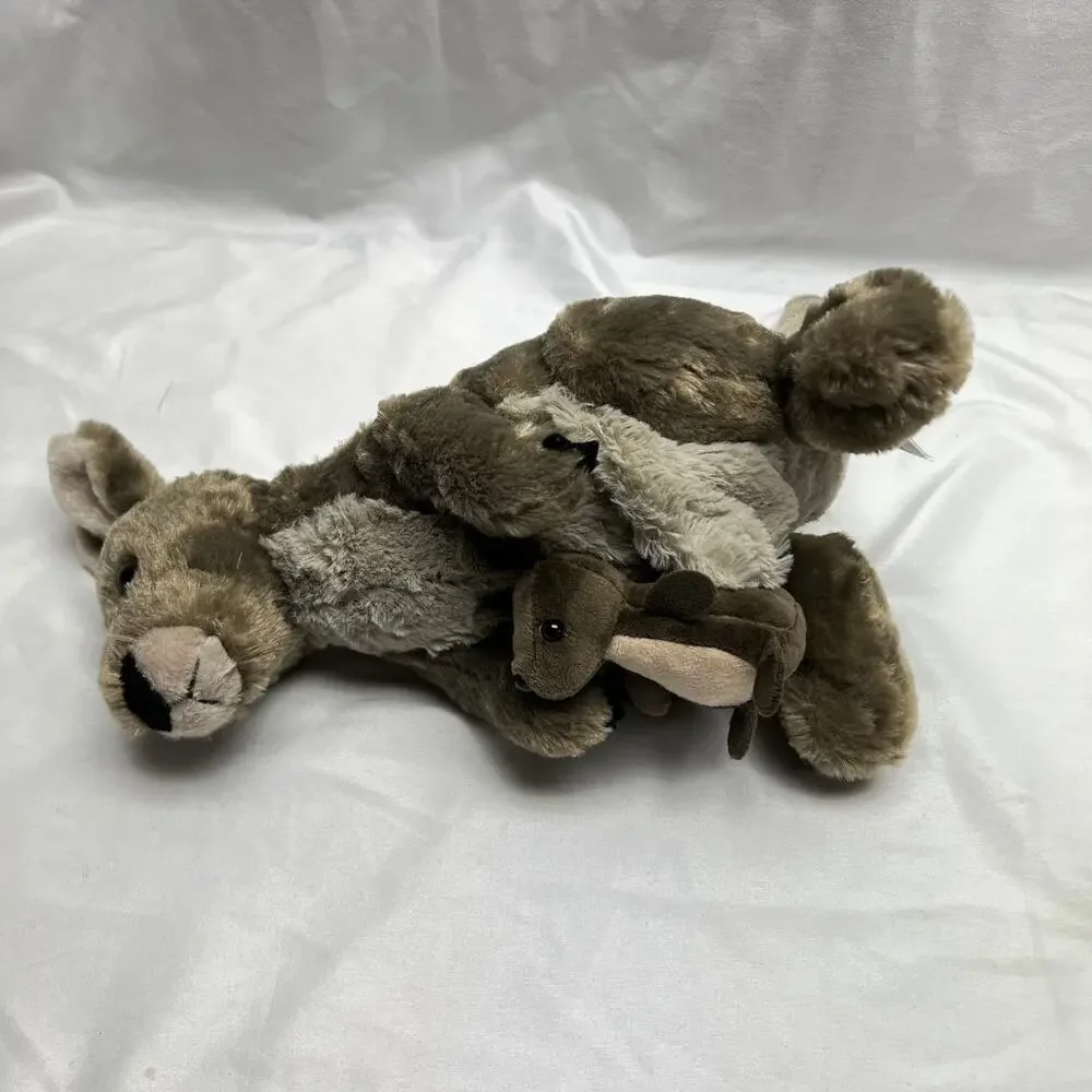 Wild Republic Cuddlekins Kangaroo With Joey In Pouch 12